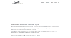 Desktop Screenshot of cognibotics.com